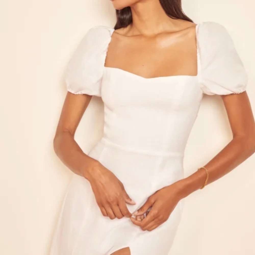 Reformation white dress